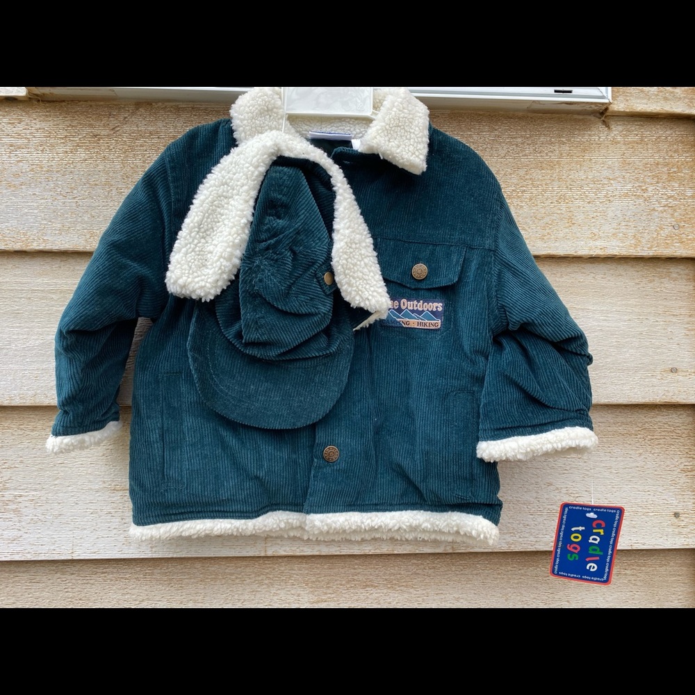 [NEW] Boys Overcoat With Hat